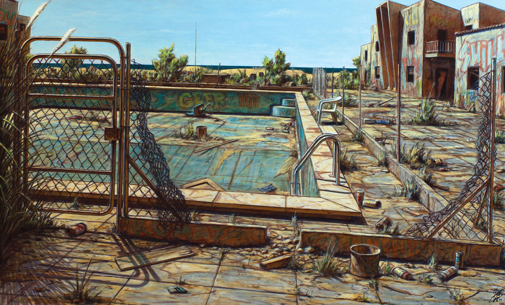 " Piscine abandonnée "97X162 2010