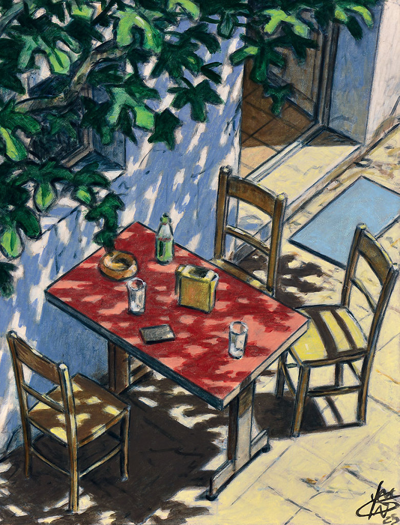 Sous le figuier 35X27 - 2025